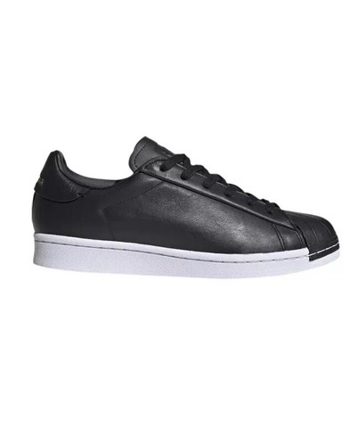 ADIDAS SUPERSTAR PURE LT TRAINERS Size 10 BLACK White NEW In Box FV3353