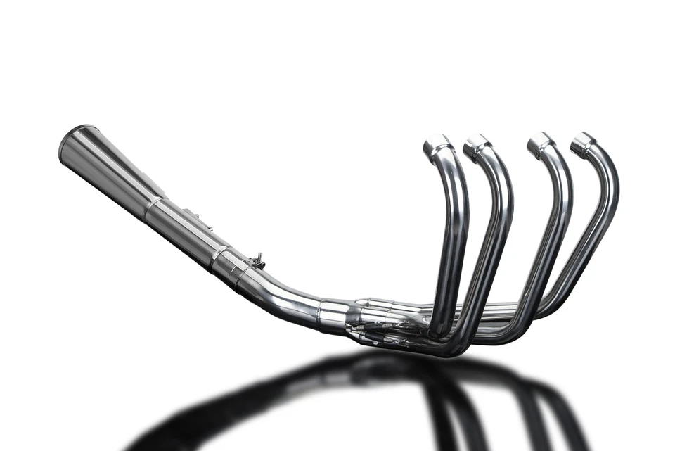 Honda CB750 CB750K 69-76 полный выпускной коллектор 4-1 из нержавеющей стали и глушитель - Изображение 4 из 4