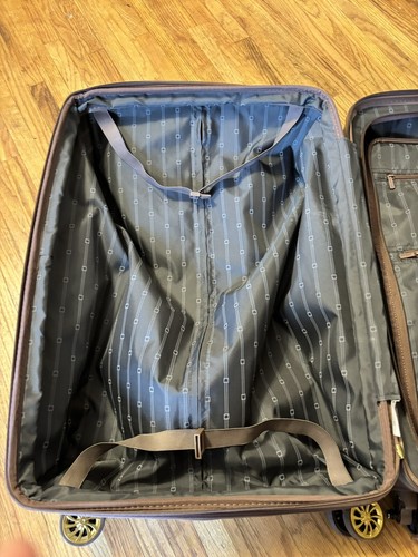 Delsey Paris Cruise 3.0 28" Expandable Spinner Suitcase Green Brown Gold - Picture 4 of 7