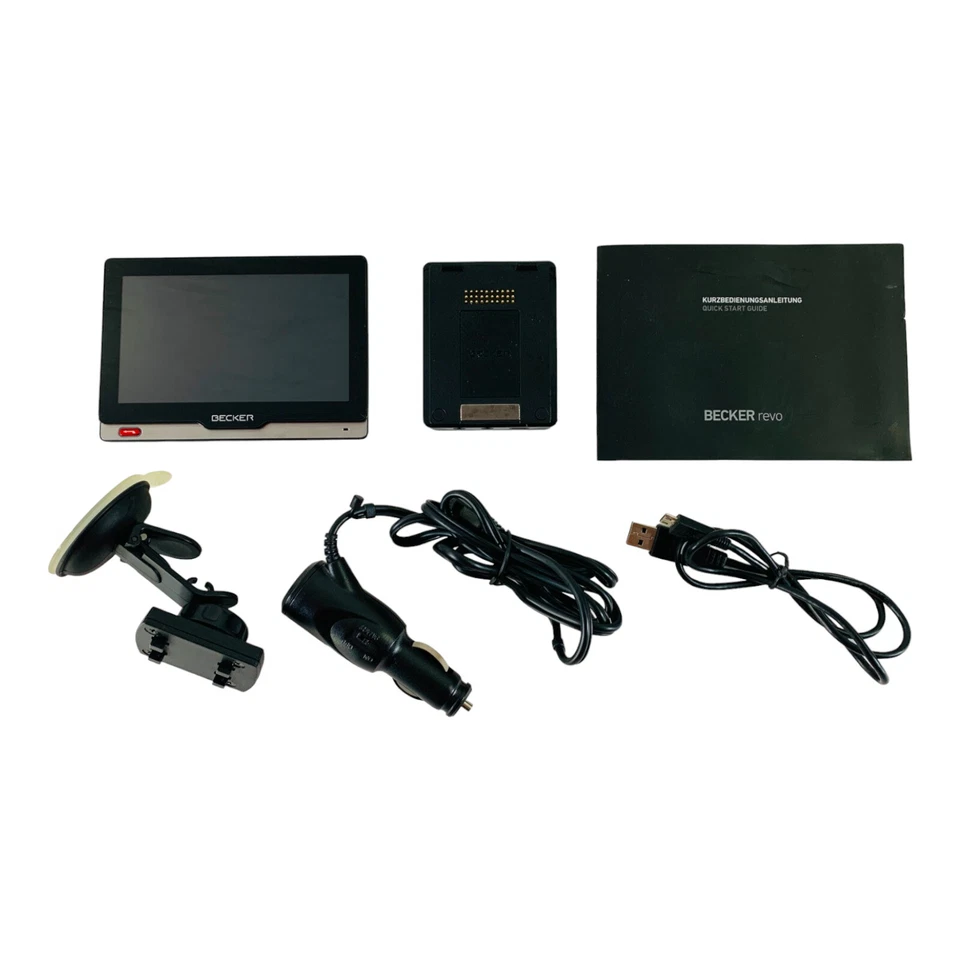 Becker revo.1 Navigationsgerät 12,7cm 5 Zoll Echtglas Bildschirm AKKU DEFEKT! - Bild 2 von 4