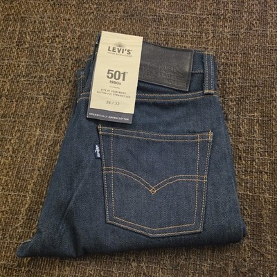 *BNWT* Levi s Made & Crafted 501 1980s Rigid Selvedge Denim Jeans W26 L32 STF