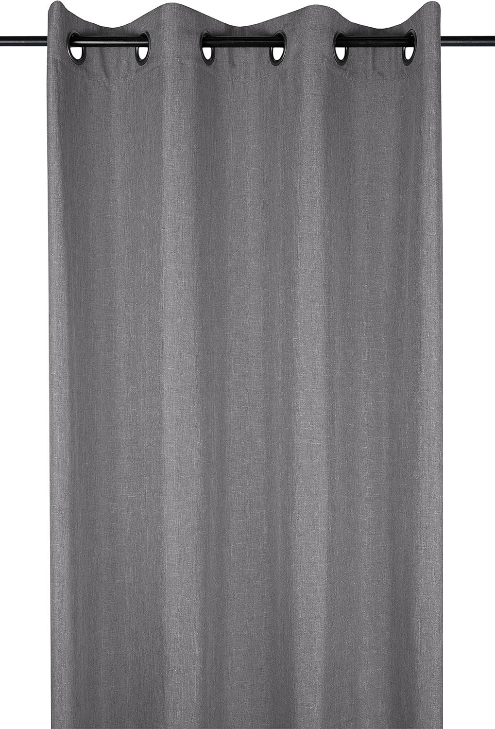 Rideaux gris anthracite Lovely Casa Bea 140x260 rideau salon oeillets