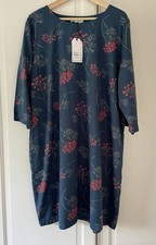 Seasalt Moon Rock Dress Size 20 Cotton Viscose Partially Lined