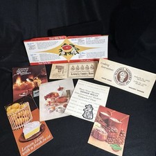 VTG (Lot Of 8) Misc Recipe Booklets/Inserts/Pamphlets 1940-1970s