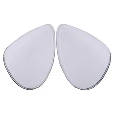 Left+Right Headlight Lens Cover Clear For Porsche Cayenne 958 2011-2014 Smooth