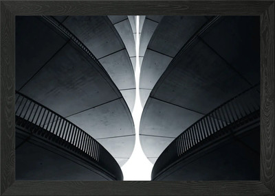 Gerahmtes Wandbild Poster Leinwanddruck Bild mit architektonischen Effekten