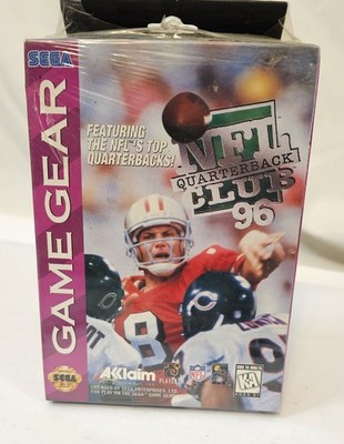 SEGA, GAME GEAR, NFL QUATERBACK CLUB 96, BRAND NEW, FACTORY SEALED, 1995