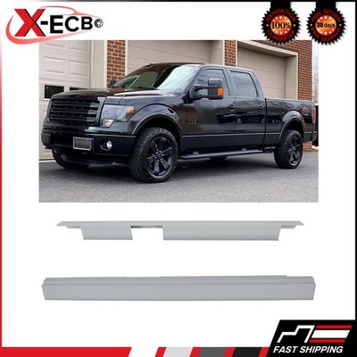 2 For 2009-2014 Ford F-150 Pickup Truck Crew Cab 4-Door Rocker Panels
