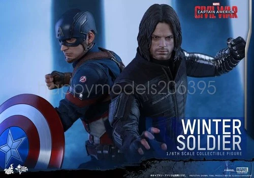 Hot Toys MMS351 Capitán América - Soldado de Invierno de la Guerra Civil 2.0 Acción Escala 1/6