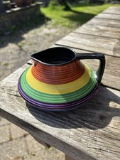Carlton Ware Medley Squat Jug - 1930s Rainbow Carltonware