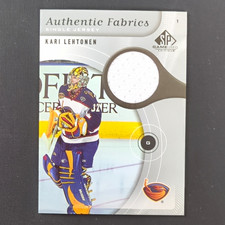 Upper Deck 2005-06 SP Game Used Authentic Fabrics Kari Lehtonen Jersey AF-KL