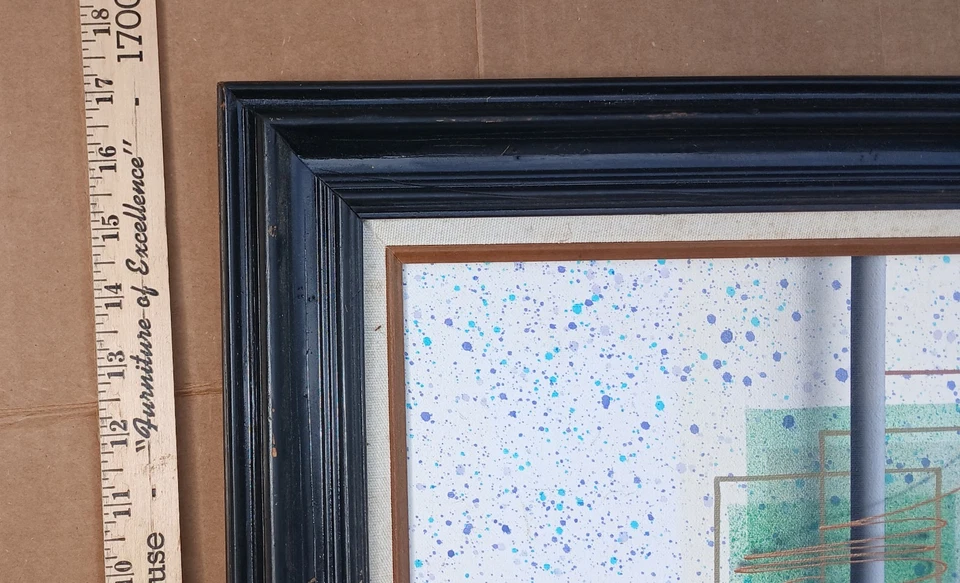 Josef Kugler. Arte abstracto firmado... alrededor de los años 80/90 Foto 2 de 4