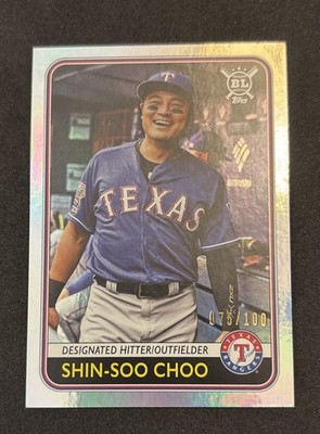 2020 Topps Big League - Shin-Soo Choo #91 Rainbow Foil /100