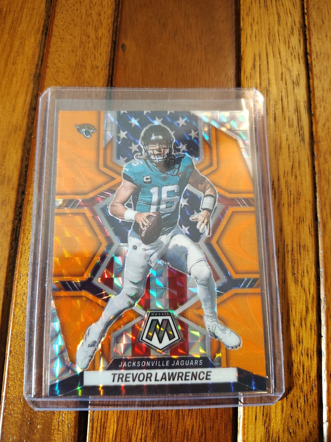 2022 Panini Mosaic - Trevor Lawrence #267 Orange Reactive Jacksonville Jaguars