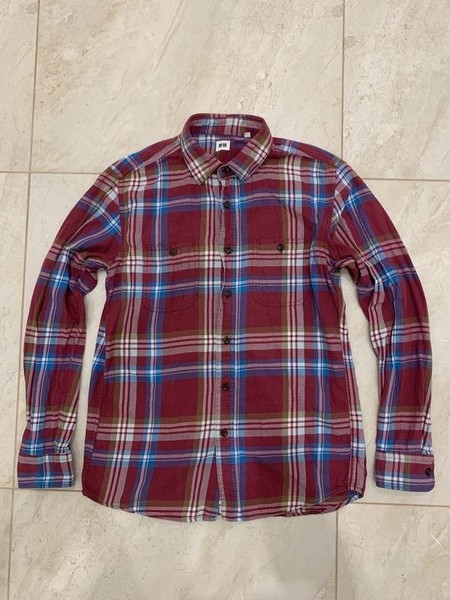 Men Uniqlo Shirt Multicolor 38 / M / 46