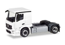 Herpa 013291 Mercedes-Benz Actros Classicspace Zugmaschine Weiß Mini Kit 1:87