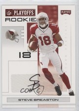 2007 Playoff NFL Playoffs Rookie Red Signatures 85/100 Steve Breaston Auto uk2