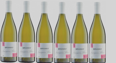 6 Flaschen Branko Sauvignon Blanc Venezia Giulia a 750ml 2021 15% weiß