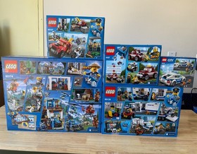 LEGO CITY: Police Lot Sets 60174, 60139, 60137, 60239 & 4437- NIB Sealed Retired