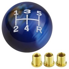 5 Speed Ball Gear Shift Knobs Car Racing Shifter Lever Stick Handle Blue