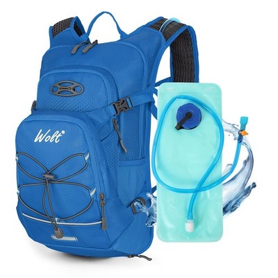 WOLT Hydration Backpack 18L Hiking Water Backpack with 2L Water Bladder for M...