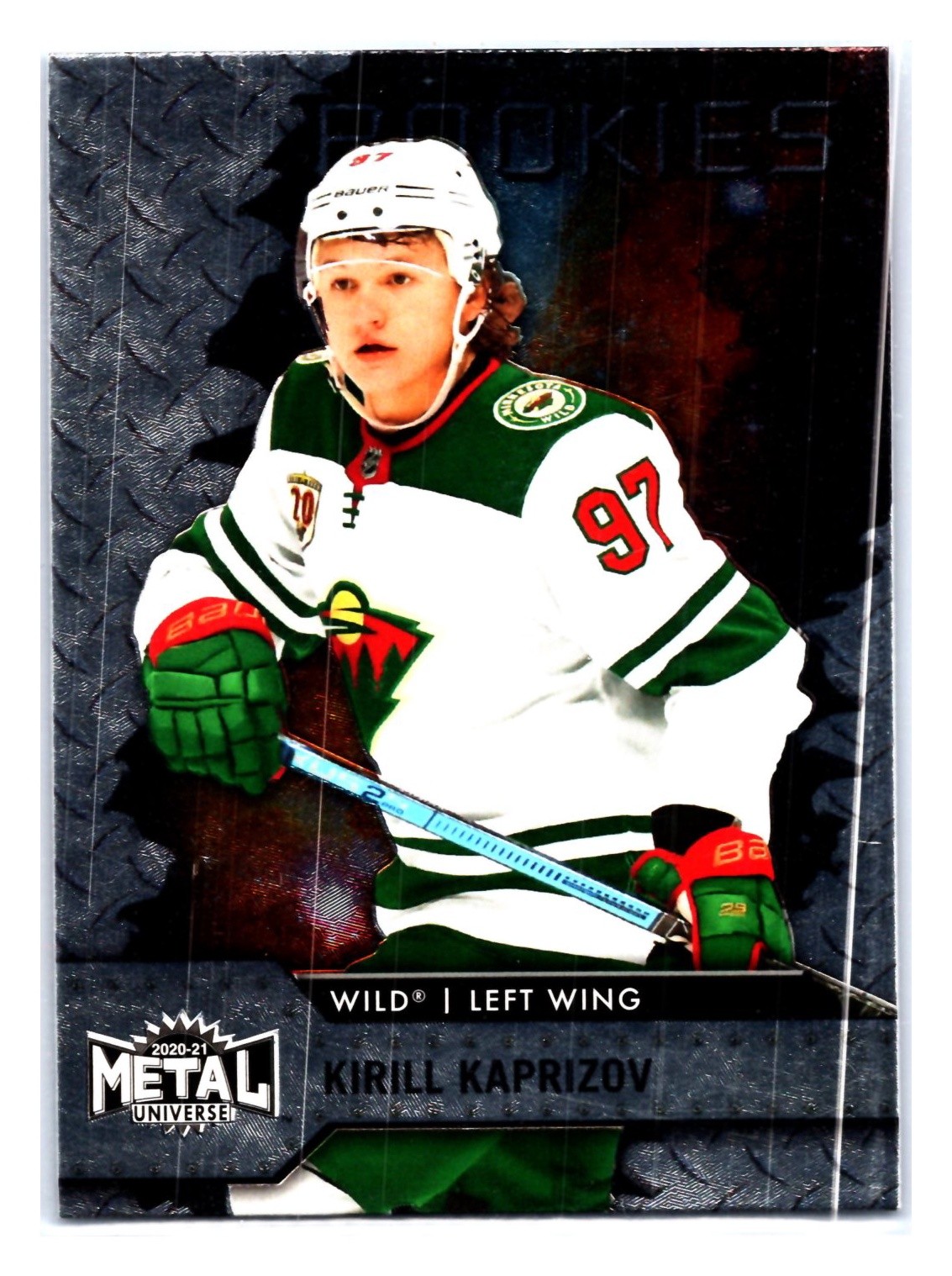 Kirill Kaprizov 2020-21 SkyBox Metal Universe #125 Minnesota Wild Rookie