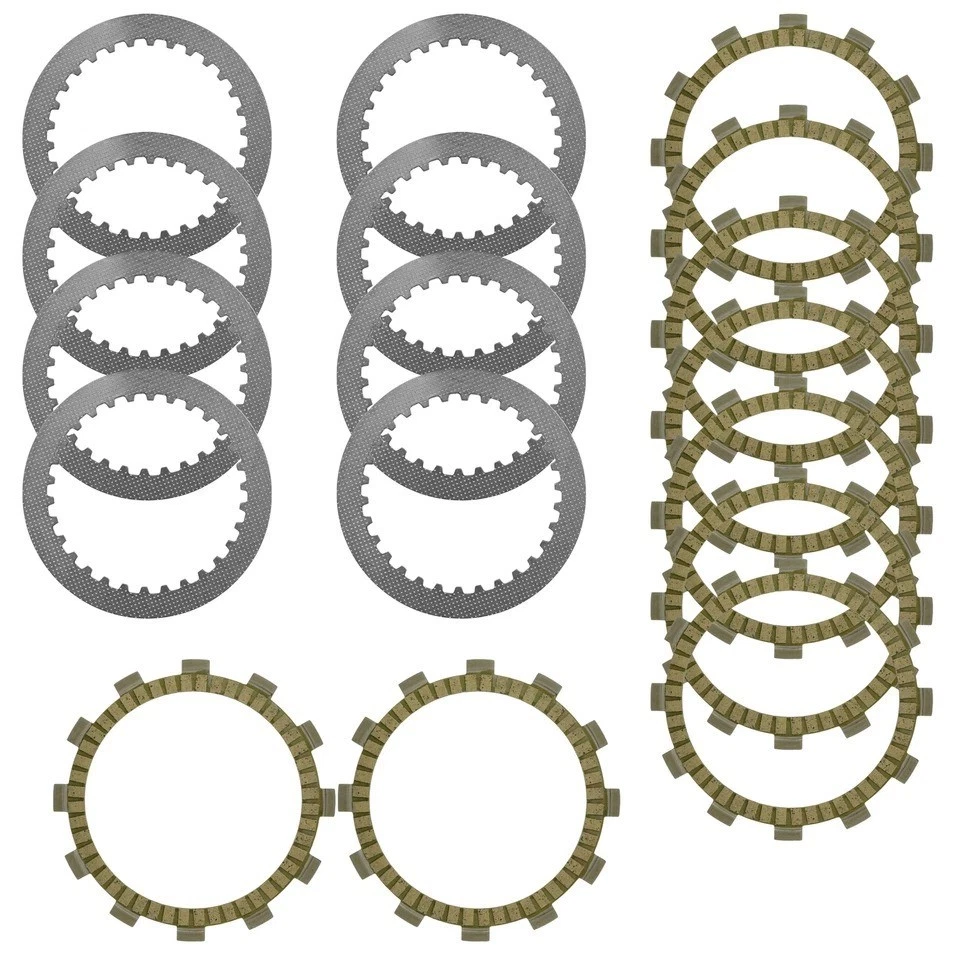 Kit de placas de acero y fricción de embrague para Yamaha WR250F YZ250F YZ250FX 2001-2019 Foto 4 de 4