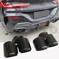For BMW 8 Series 840i G14/15/16 Carbon Fiber Four Outlet Exhaust Pipe Tailpipe