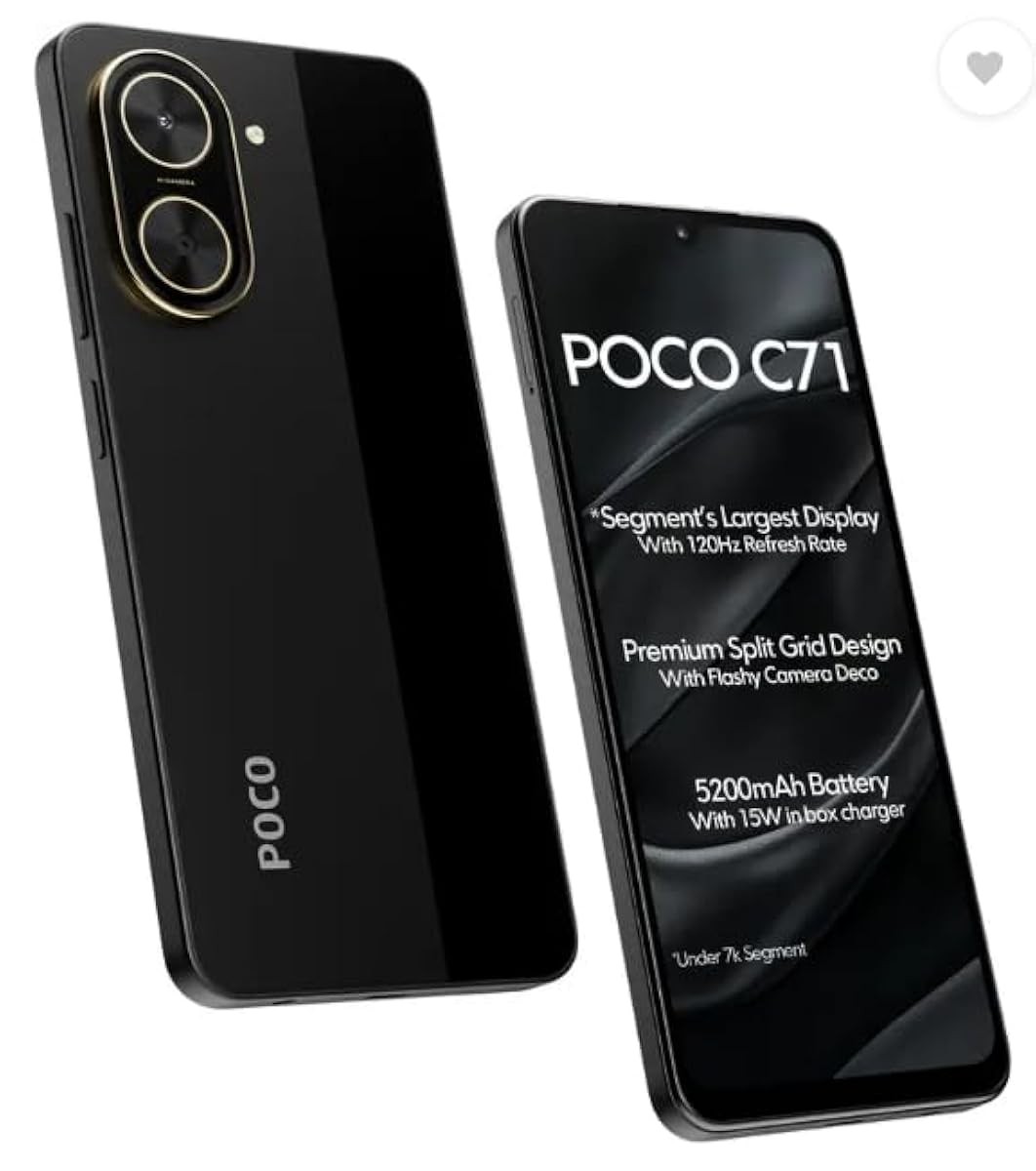 POCO C71 ブラック 4GB/128GB SIM FREE POCO C71, Power Black (6GB, 128GB) | eBay