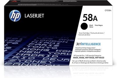 NEW! HP 58A Black Original LaserJet Toner Cartridge CF258A