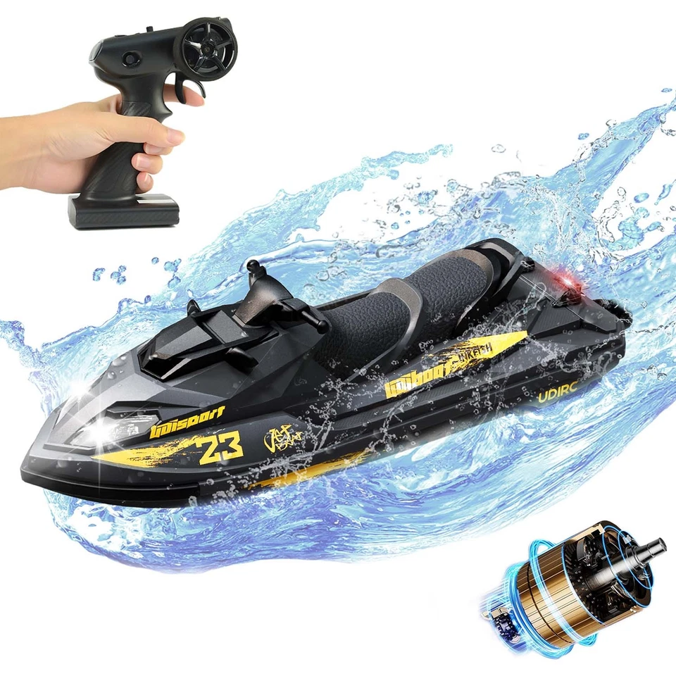 UDI RC 14" Inkfish V-Hull Electric RTR Brushless Jet Ski 2.4G Jet-Boat UDI-023 - Image 4 of 4