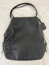 Authentic Vintage Yves Saint Laurent (YSL) Perforated Leather Handbag