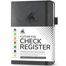 Check Register Book - Deluxe Transaction Register, Accounting Ledger Book, Ch...