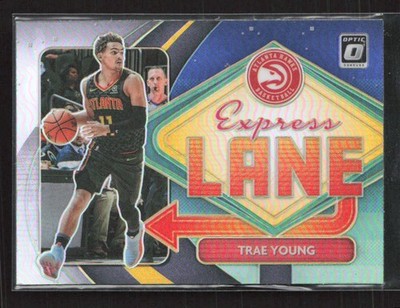 2020-21 Donruss Optic #11 Trae Young Express Lane Holo Atlanta Hawks