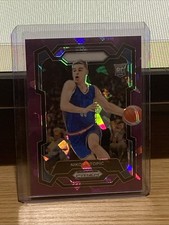 2024-25 Panini Prizm Draft Picks Purple Ice Prizm #/149 Nikola Topic #10