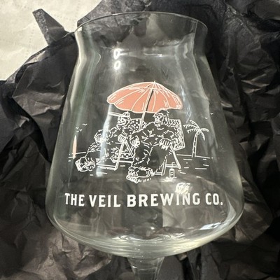 The Veil Brewing Co Yeti Beach Teku Beer Glass