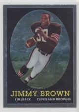 2010 Topps Chrome Anniversary Reprints Jim Brown #62 HOF 0hl9