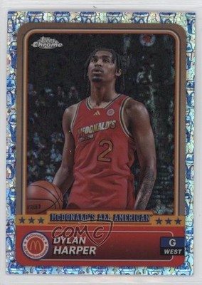 2024 Topps Chrome McDonald's All American McFlurry Refractor Dylan Harper 13i1