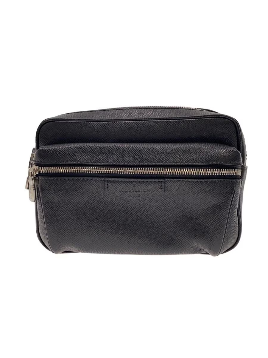 Louis Vuitton Bum Bag Outdoor Tiger Waist Bag Cowhide Leather BLK #SSB1229
