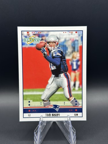 Tom Brady #TB-2005 — 2020 Panini Score Tom Brady Tribute football card
