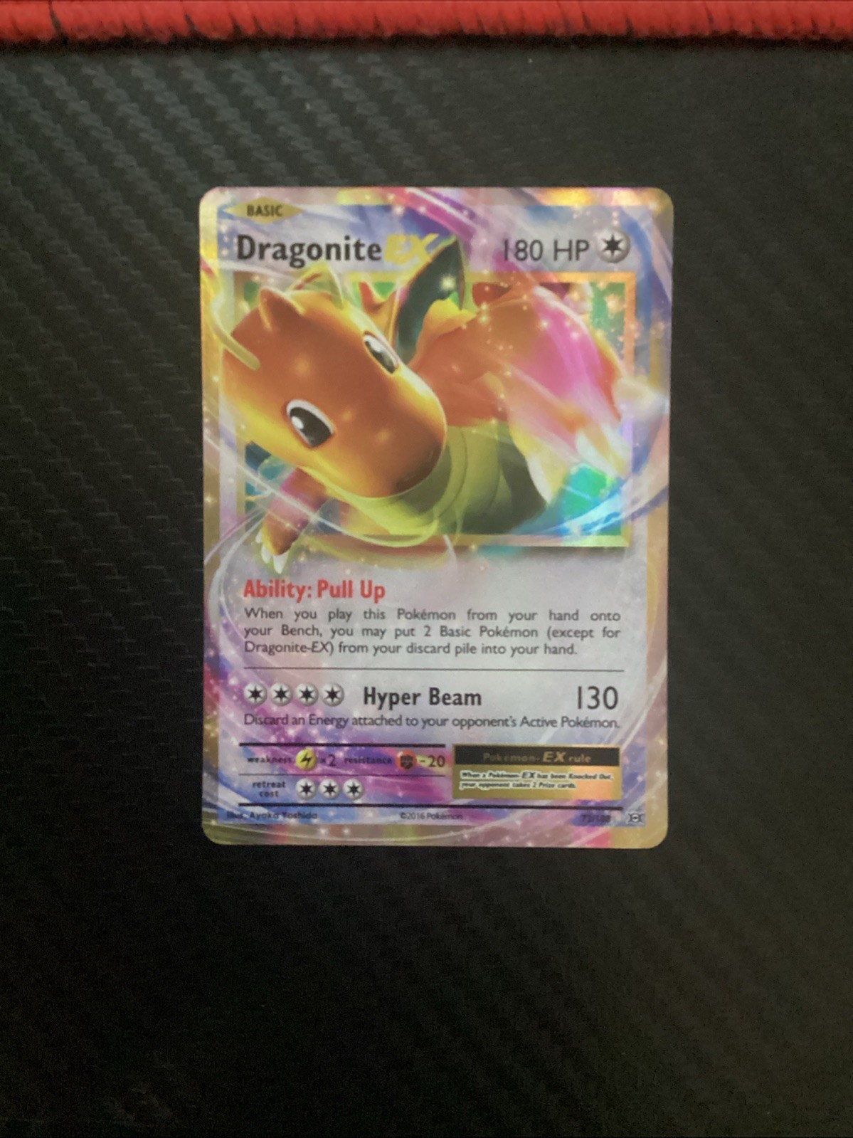 Dragonite EX Ultra Rare XY - Evolutions 72/108 NM