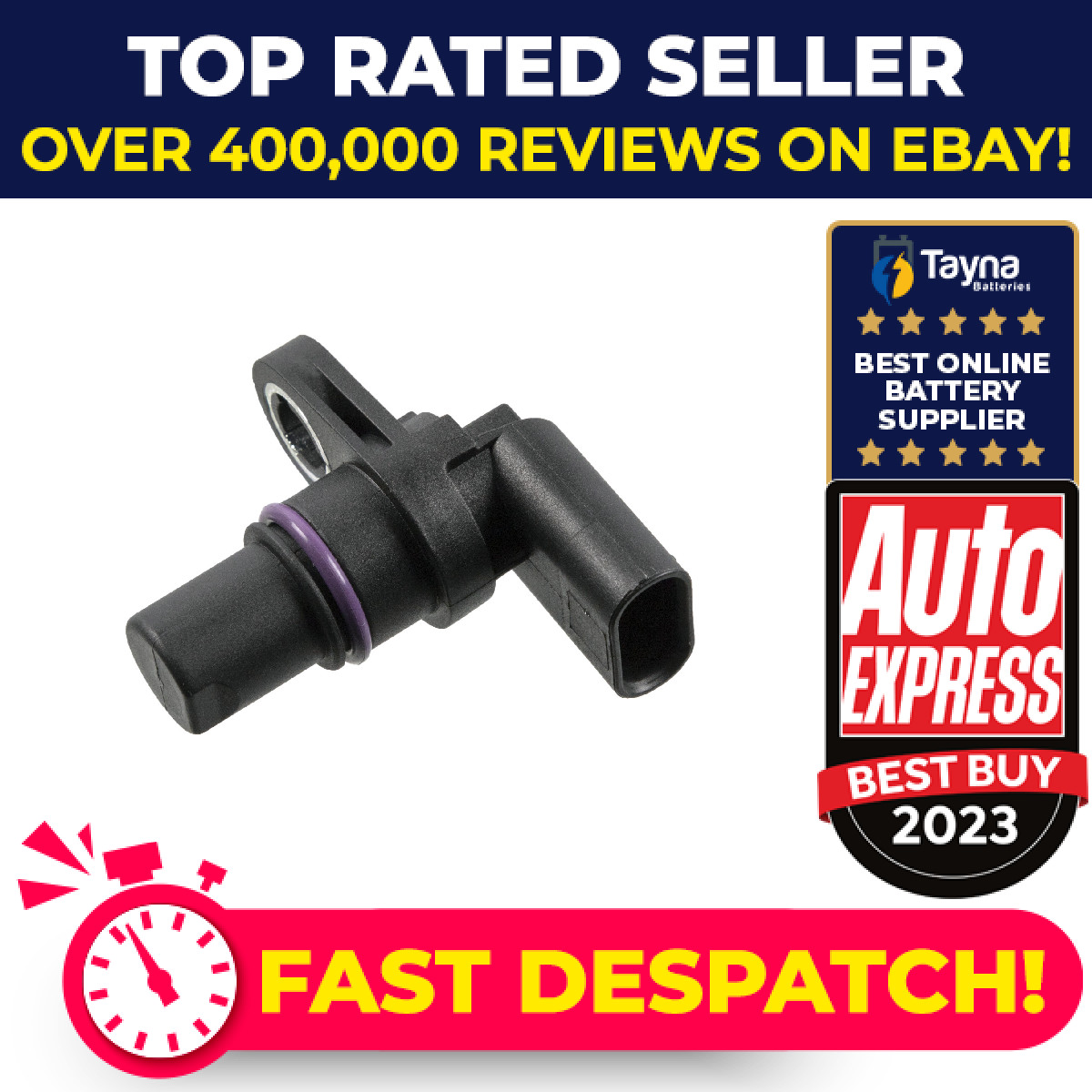 Camshaft Position Sensor fits SEAT IBIZA 1.0 1.2 1.4 1.6 1.8 2013 on 04C907601