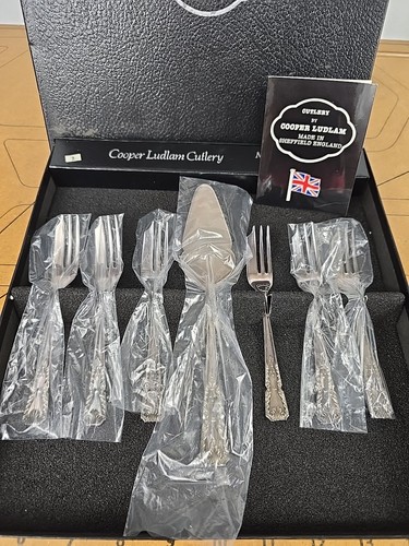 Cooper Ludlam Dessert Forks Pie Cake Server Cutlery - Picture 2 of 16