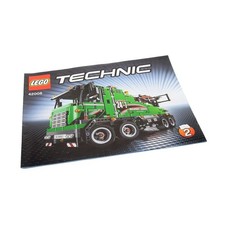 1x Lego Technic Building Instructions Booklet 2 Traffic Service Truck Lorry 42008