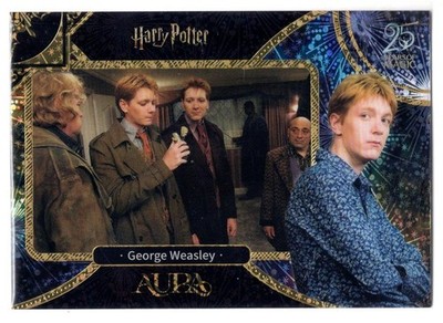 Harry Potter Aura 25th Celebration [525] Chase Card AHP-ACE-48 George Weasley