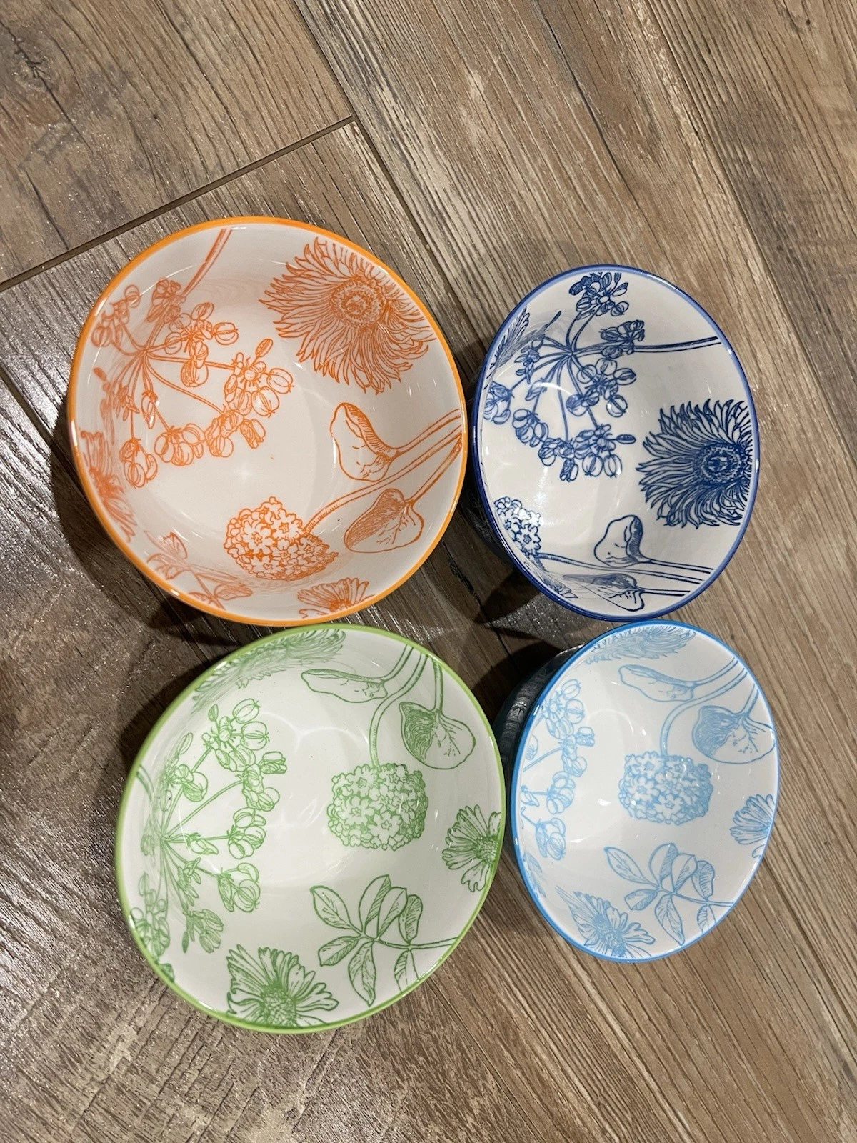 Certified International Botanical Bowls