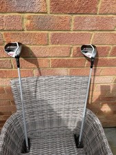 Callaway X hot 3 wood and 5 wood. Regular shaft, being sold as a pair, might con