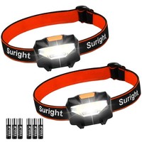 Stirnlampe LED Kopflampe Wasserdicht Laufen Angeln Campen 2 StüCk 140 Lumen