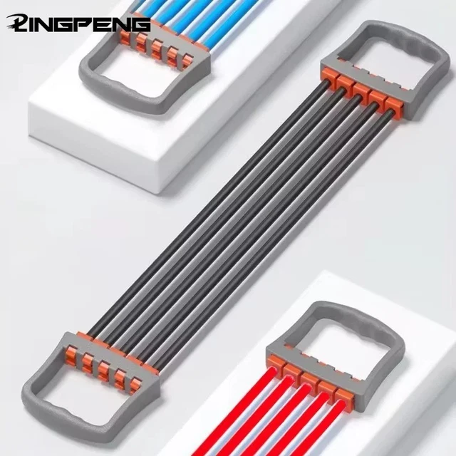 Chest Expander with 5 Removable Resistance Bands