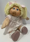 1983 Cabbage Patch Kids 16” Girl Doll Lemon Blonde, Blue Eyes, HM2, Outfit, READ